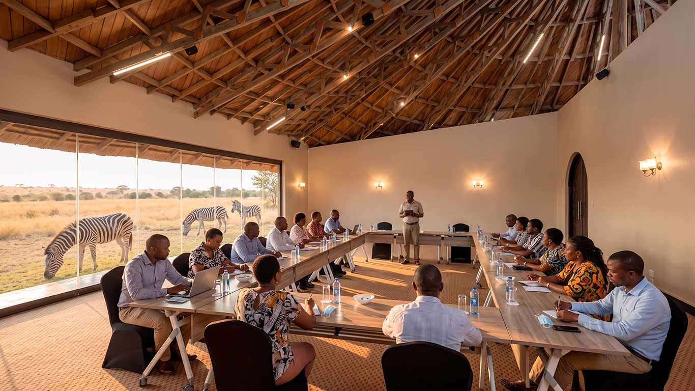 Tarangire Meeting room straight on Landscape